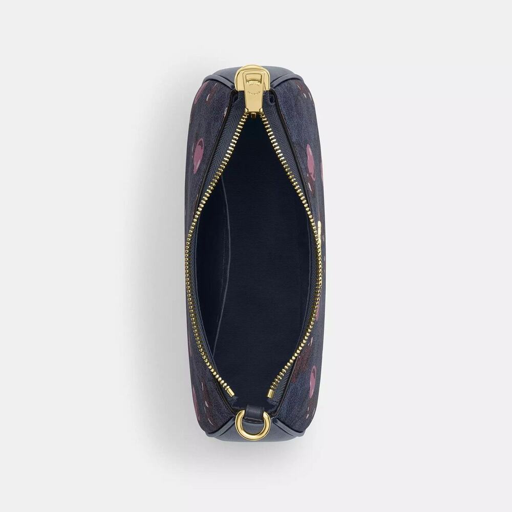 Coach Blue and Pink Cherry Print Bag - Picture 11 of 12